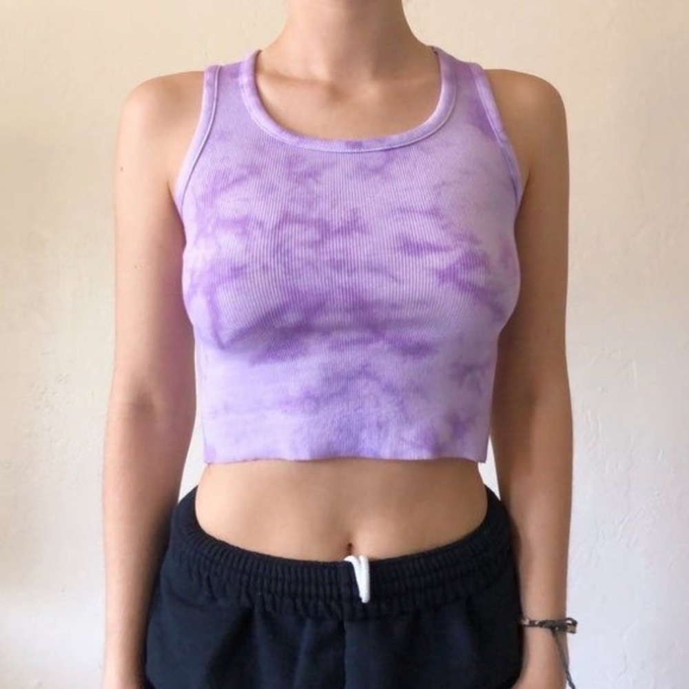 Cropped tie dye tank tops ⚡️